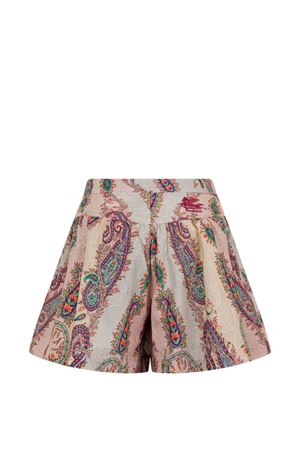 multicolor fabric shorts ETRO KIDS | GY6A69U0268501MC
